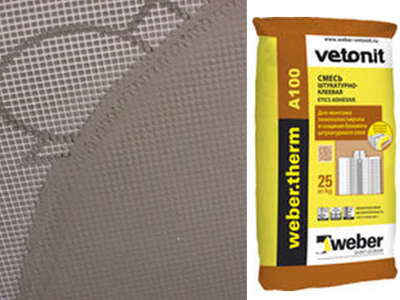 Новинка в линейке продукции WEBER: встречайте новую смесь для приклеивания теплоизоляции Weber.therm A100