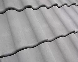 Цементно-песчаная черепица Kriastak Lite неокрашенный серый