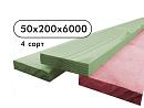 Доска обрезная 50х200х6000 4 категория антисептированная