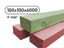 Брус 100х100х6000 4 категория антисептированный 