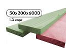 Доска обрезная 50х200х6000 1-3 категория антисептированная 